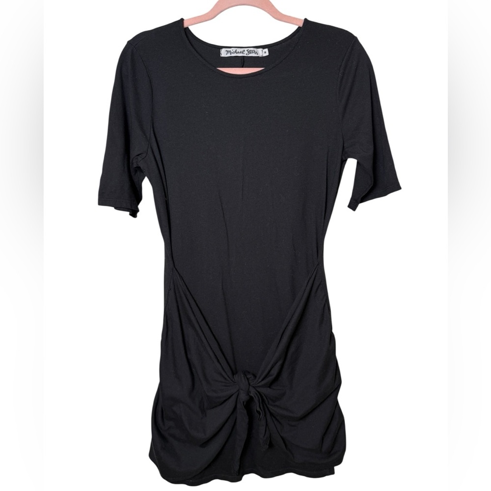 * Michael Stars Black Short Sleeve Dress Tee